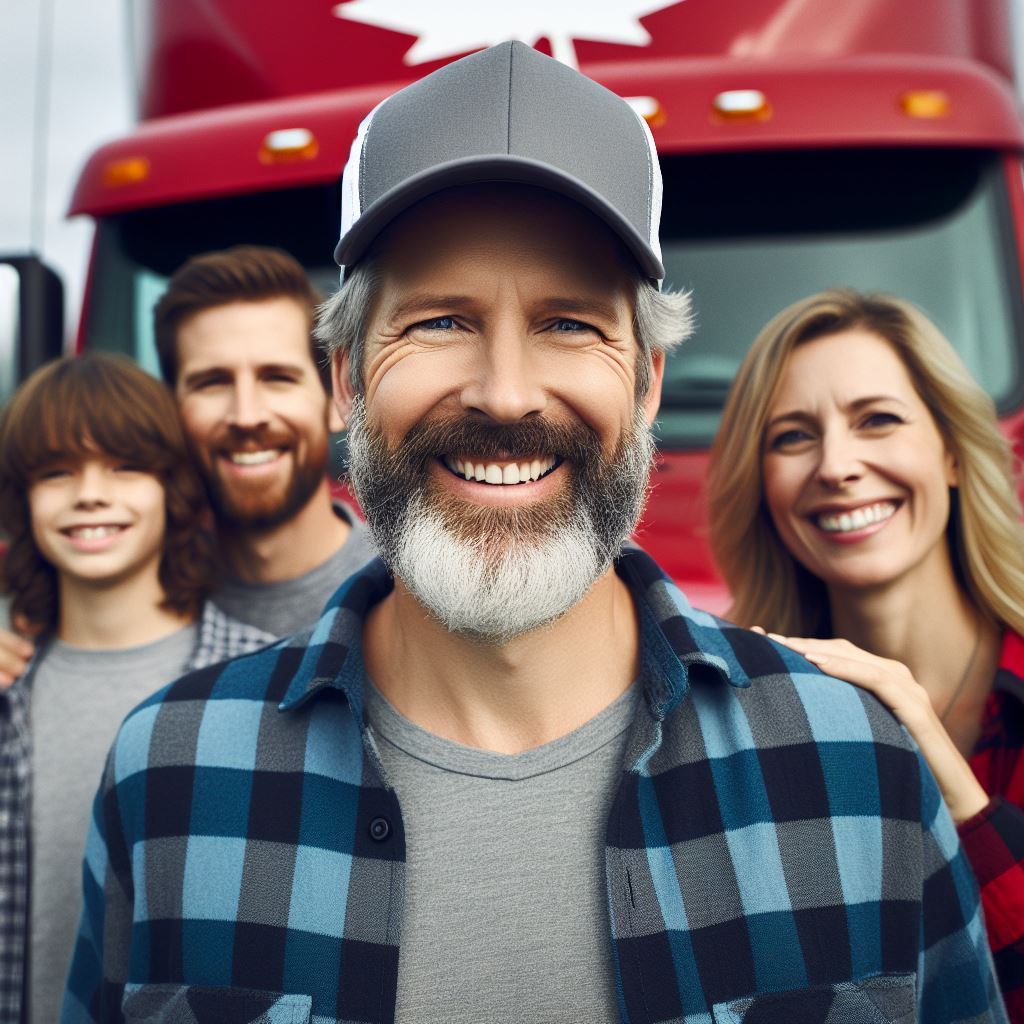 Balancing Family Life as a Canadian Trucker
